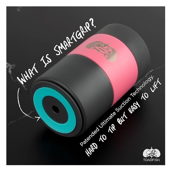 NEW Toadfish Insulated Stainless Steel Non-Tipping Can Cooler Bubblegum Pink - Picture 6 of 8